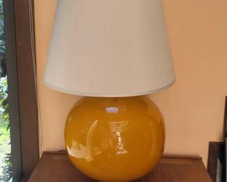 Vintage Pumpkin Ceramic Lamp