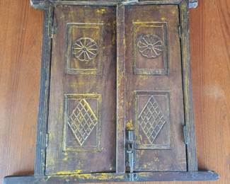 Antique Cupboard Door Wall Decor