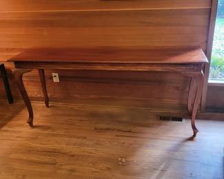 Long Wood Console Table