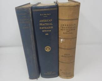 Vintage Nautical Navigation Books