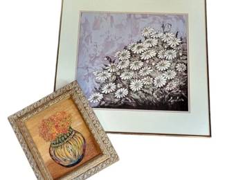 Framed Botanical Duo