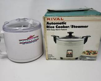Ice Cream Maker & Rice Cooker