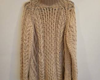 Vintage Alexander's Italy Cable Knit Wool Sweater