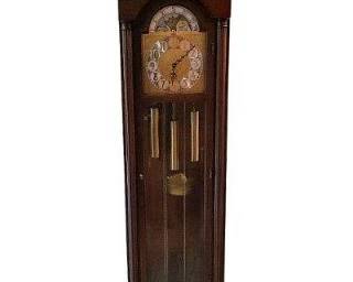 Colonial Grandfather Clock - Works!