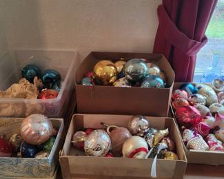 Vintage christmas ornaments