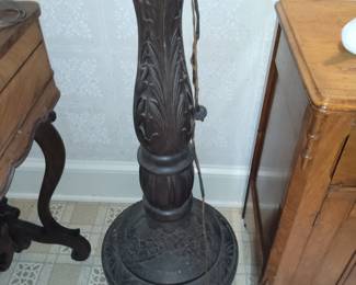 Close up of floor lamp