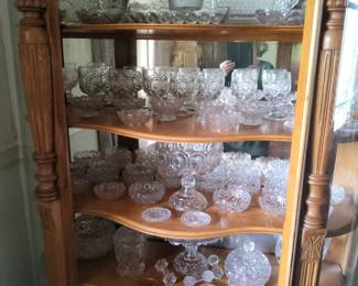 Moon and stars glassware