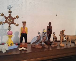 Carved figures