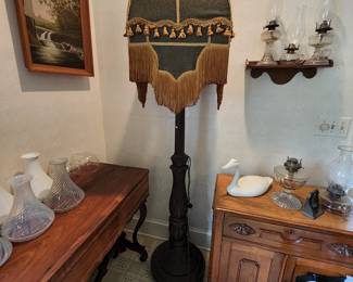 Wonderful carved floor lamp