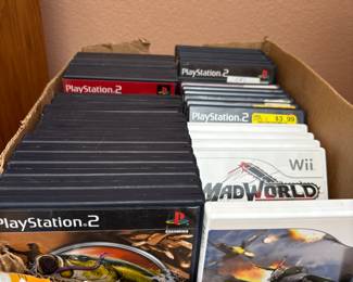 Play Station 2 and Wii Games