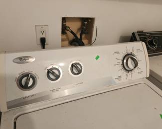 AVAILABLE NOW Whirlpool Washer & Dryer (Electric) White - Work Great $118 for both