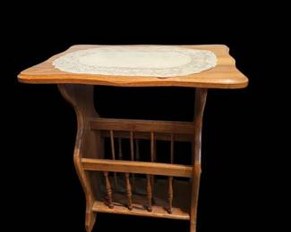 Wood Magizine Rack