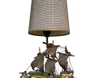 Vintage Ship Lamp