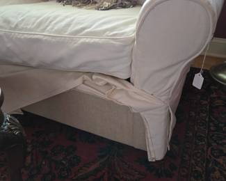 Love seat with cover