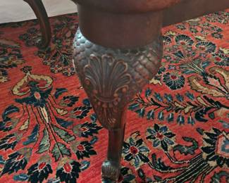 Coffee table carved leg