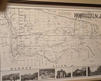 Map of Hoboken, NJ