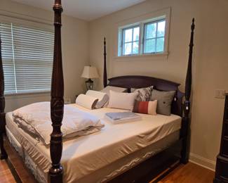 King size tall four poster bed
