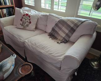 Love seat with cover