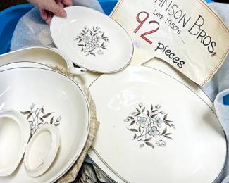 Late 1950s Johnson Bros China Set