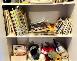 Yarn, knitting supplies
