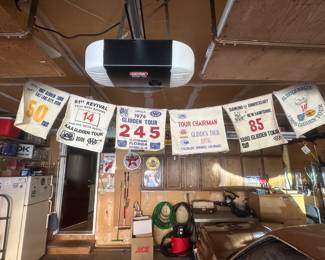Vintage automobile banners - Not sold individually!