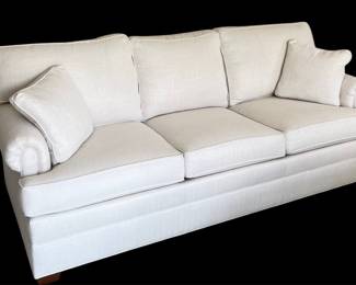 White Ethan Allen Sofa