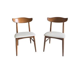 Roomate Transitional Furniture By Baumritter MCM Set Of 2 Chairs - 17" x 20" x 29.5"