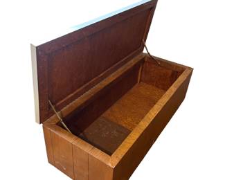 Veneer Chest With White Top 46.5" x 18.5" x 15.75"