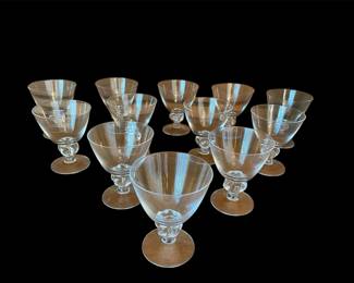 12 cordial glasses