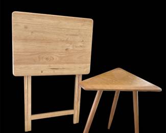 Cashman Contemporary MCM stool, one tray table