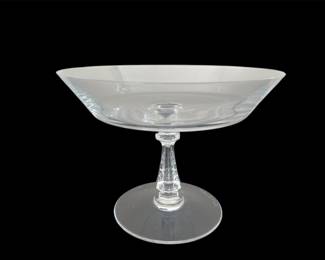 Val St. Lambert compote bowl