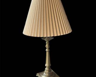 Gold-Tone Table Lamp - 5.5 (base of lamp)" x 5.5 (base of lamp)" x 23"