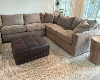 sectional and ottoman