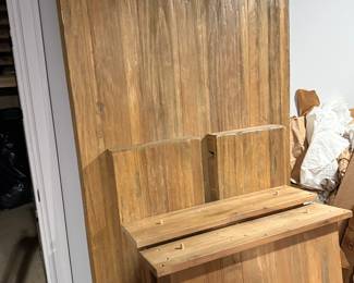 Large rustic Farmhouse table; two drawers