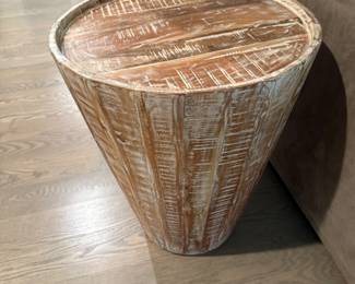 Drum end tables, 2
