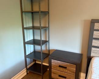 metal shelving, 2