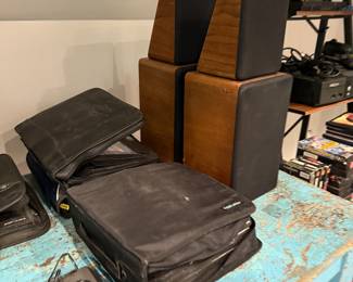 speakers; cds