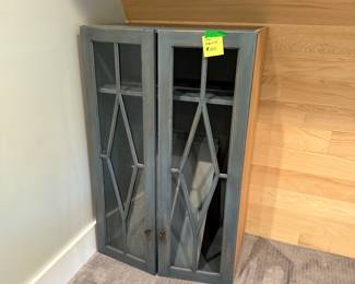 teal cabinet