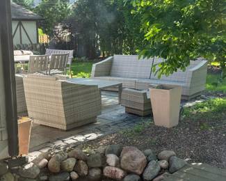 Fionnula Wicker/Rattan 7 piece seating group