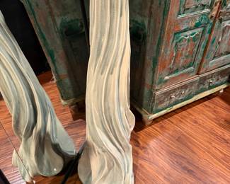 Tall ceramic floor vase