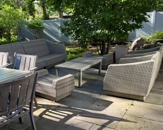 Fionnula 7 pc seating group Wicker Rattan