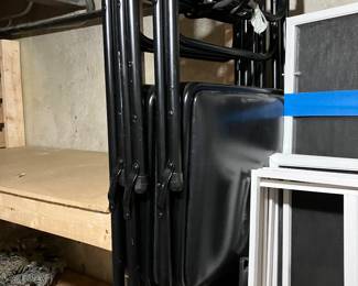 padded folding chairs