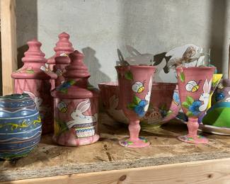 Easter ceramics by Laurie Gates