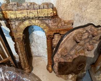 Dept 56 Rafael Nativity Ruins backdrop
