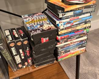 DVDs, VHS tapes
