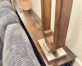 Long narrow Sofa Table w/plug ins