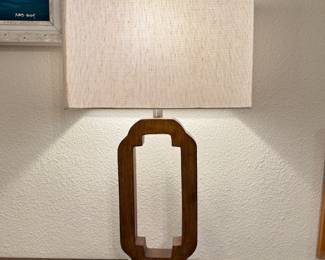 (2) Matching Modern Lamps
Sold as pair