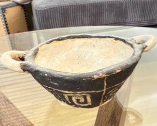 Hand done pottery bowl