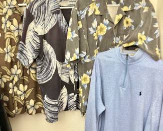 Several Tommy Bahama Summer Shirts