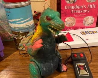 Fun old dinosaur monster walking toy.